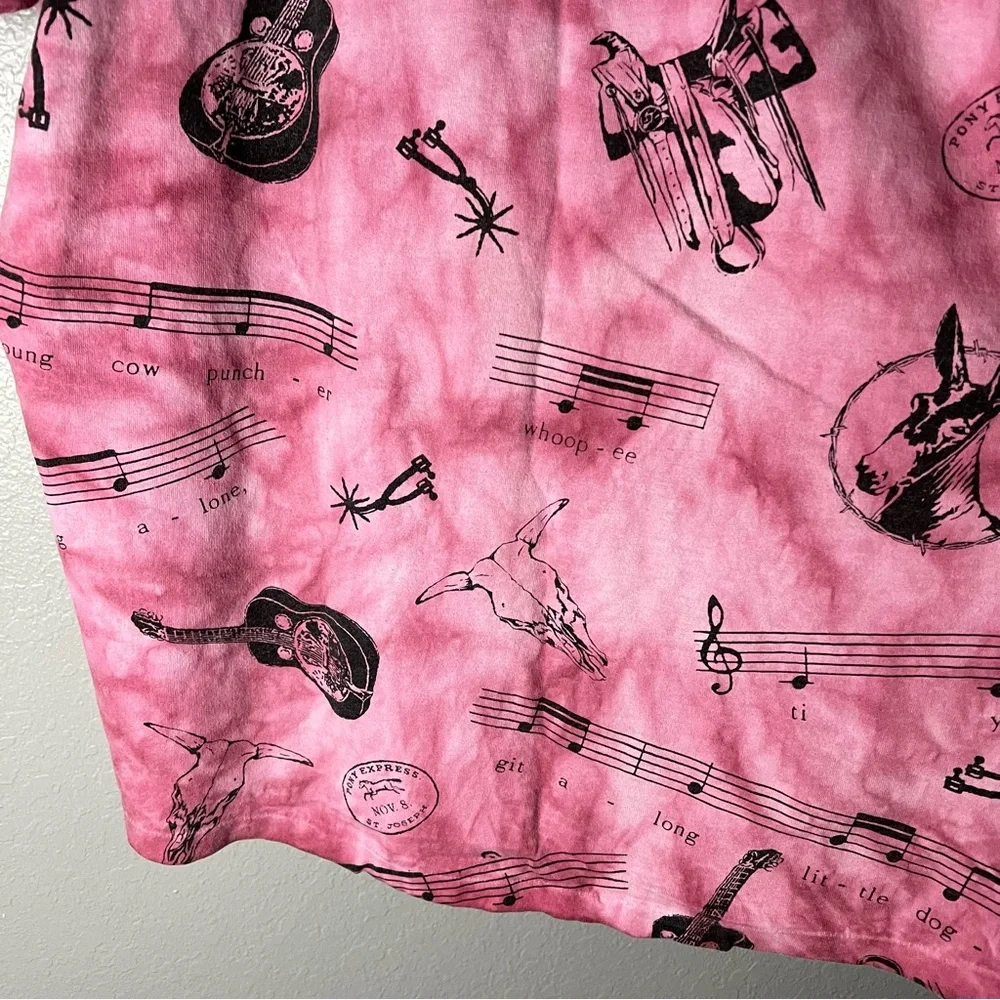 Vintage Cowboy's Sweetheart Pink Tee Size XL - Picture 8 of 8